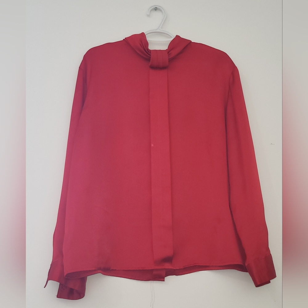 Elegant Red Women's Blouse